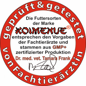 Koimenue | Prüfstempel Dr. Frank